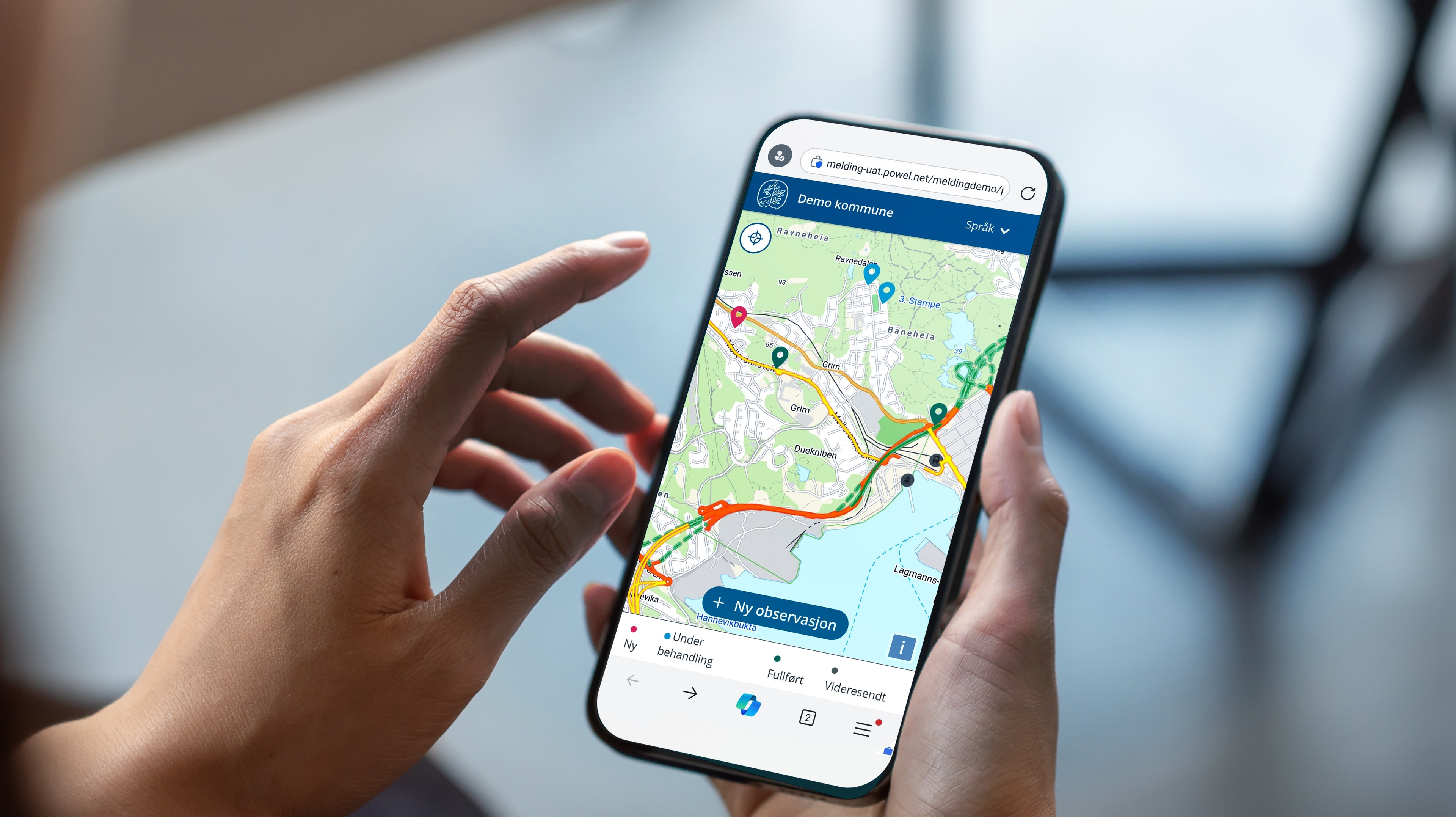 Water Melding from your phone