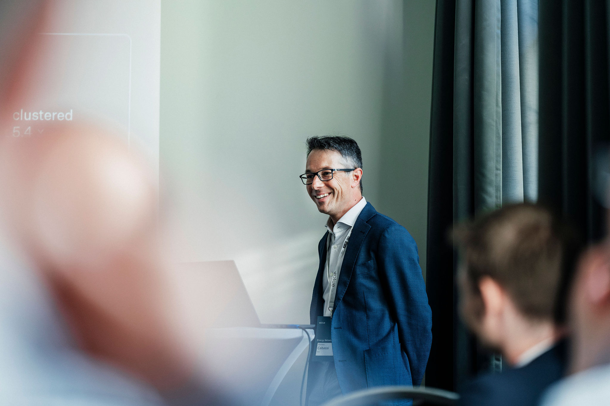 Volue employee presenting