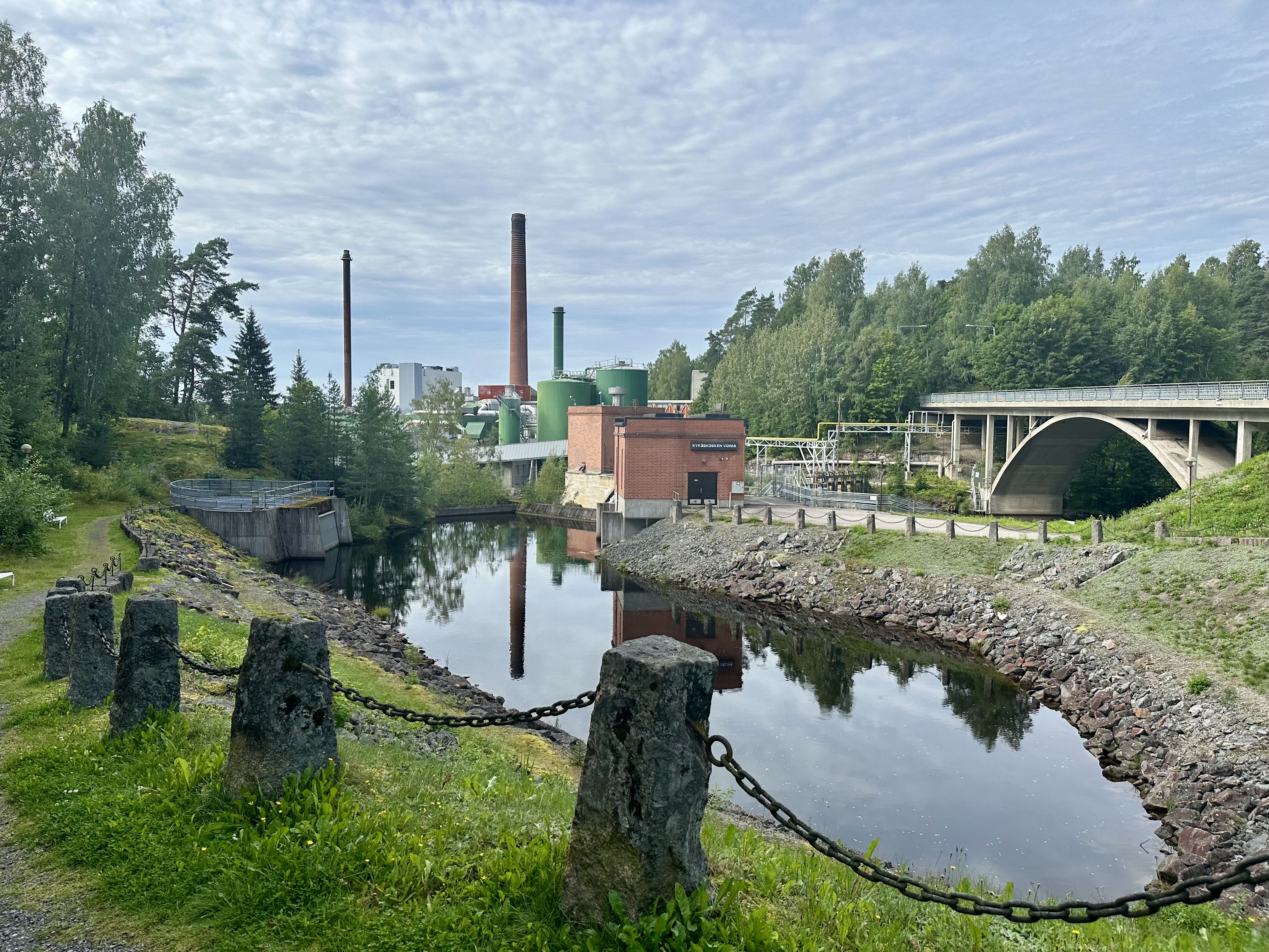 Hydropower plant in Finland
