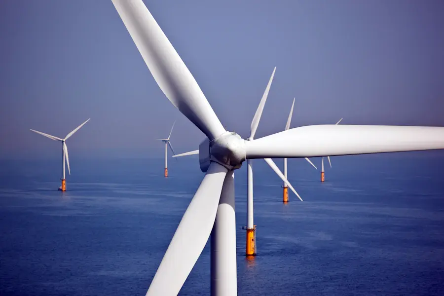 Image of offshore wind turbines